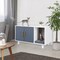 Cat Litter Box Furniture Hidden Pet Crate House Washroom Storage.